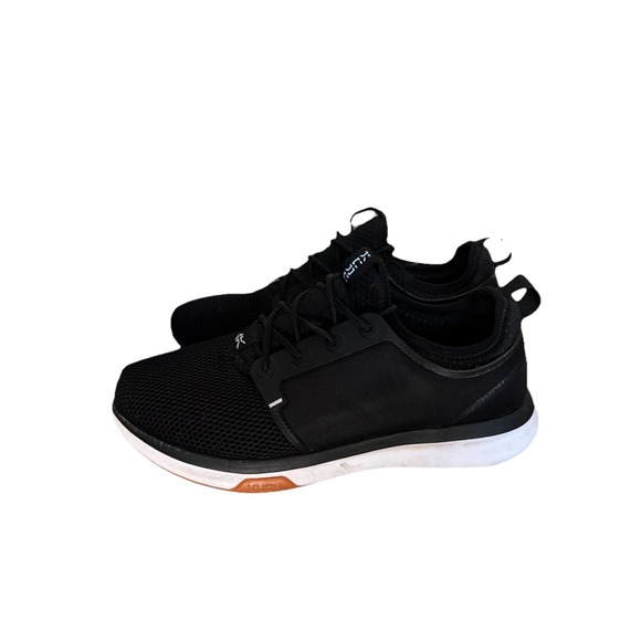 Kuru Womens 10 Atom Cloud Black Comfort Walking Shoes Sneakers Trails Recovery - Picture 1 of 10